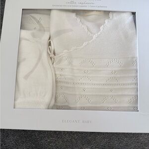 Beautiful cotton cashmere welcome home baby set!!